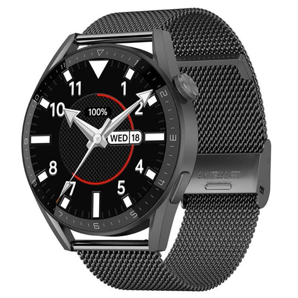 Smart Steel Watch With Colour Screen Silver Smart Watches