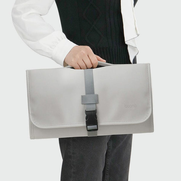 Storage Bag For Dyson Hair Curler Pu Leather Grey Hair Dryers