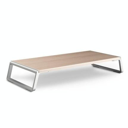 Metal Feet Monitor Stand Riser For Imac Macbook Lcd Printer Light Wood Grain Monitor Mounts & Stands
