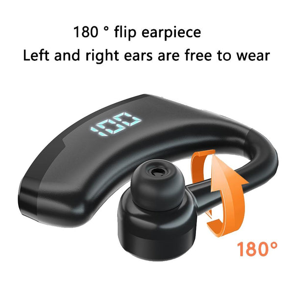 V19s Wireless Bluetooth Headset With Digital Display And Charging Bin Earbuds