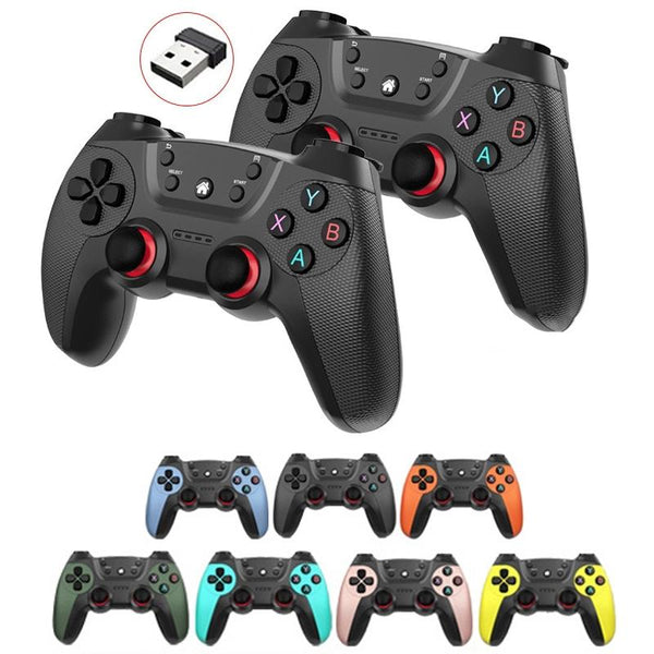2.4G Wireless Controller For Pc Linux Android Tvbox Supports Dual Connection Cangling Green Controllers & Attachments
