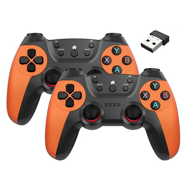 2.4G Wireless Controller For Pc Linux Android Tvbox Supports Dual Connection Cangling Green Controllers & Attachments