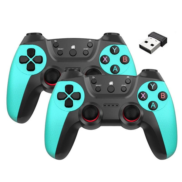 2.4G Wireless Controller For Pc Linux Android Tvbox Supports Dual Connection Cangling Green Controllers & Attachments
