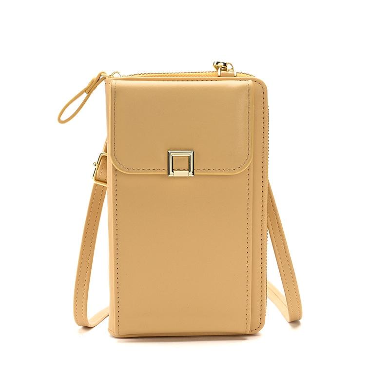 Women Cross Body Phone Purse With Long Strap Yellow Women's Bags & Handbags