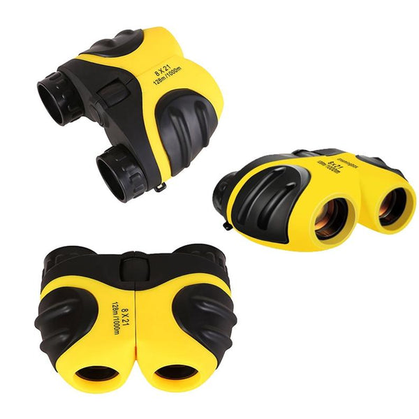 Mini Hd Binoculars For Children Compact And High Quality Yellow Binoculars & Monoculars