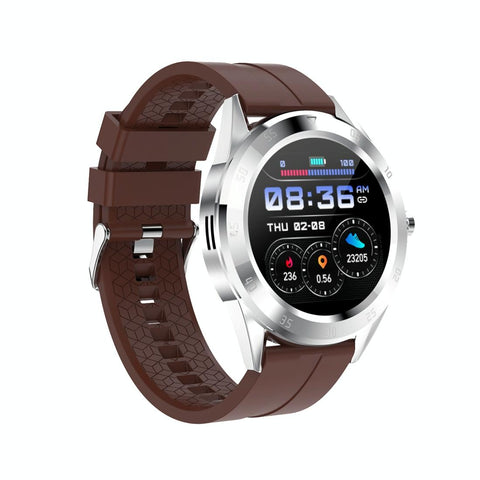 Waterproof Smart Watch With Heart Rate And Sleep Monitoring Ip68 Coffee Smart Watches