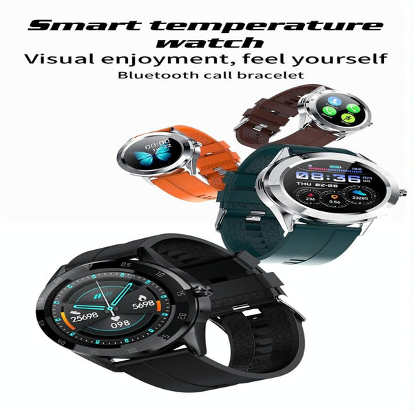 Waterproof Smart Watch With Heart Rate And Sleep Monitoring Ip68 Coffee Smart Watches