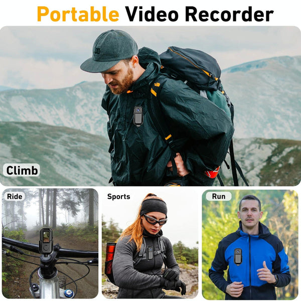 1080P Mini Action Cam For Sport Dv Video Recording 0.96 Inch Pocket Camera_Black Digital Cameras