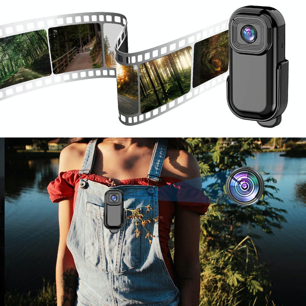 1080P Mini Action Cam For Sport Dv Video Recording 0.96 Inch Pocket Camera_Black Digital Cameras