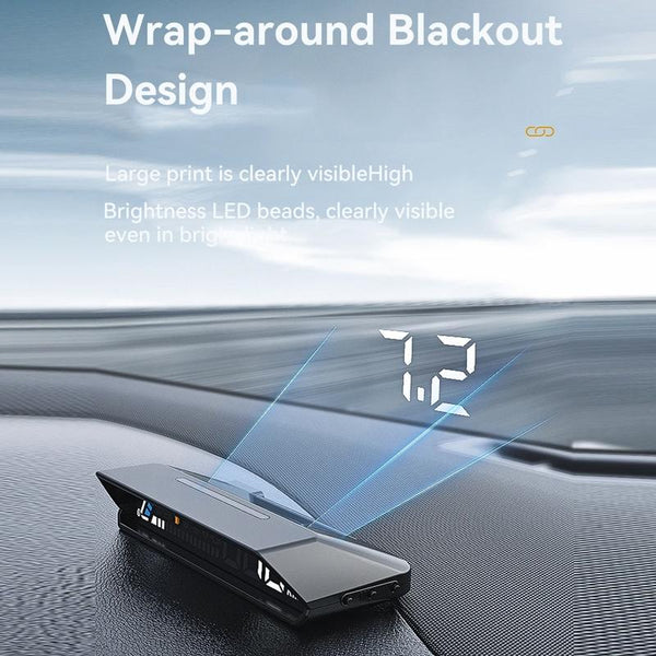 Vehicle Obd Head Up Display Multi Function Instrument For Oil Temp & Gearbox Monitoring S101 Other Instruments & Gauges