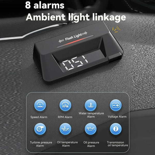 Vehicle Obd Head Up Display Multi Function Instrument For Oil Temp & Gearbox Monitoring S101 Other Instruments & Gauges