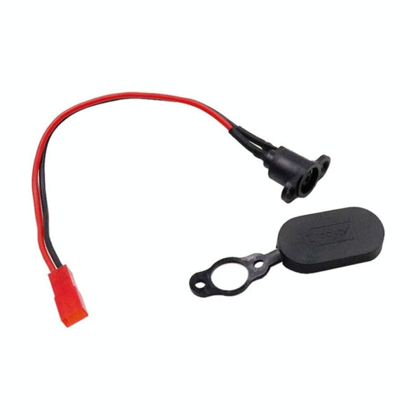 Waterproof Battery Charging Head For Xiaomi Mijia M365 Electric Scooter With Red Cover Accessories Parts