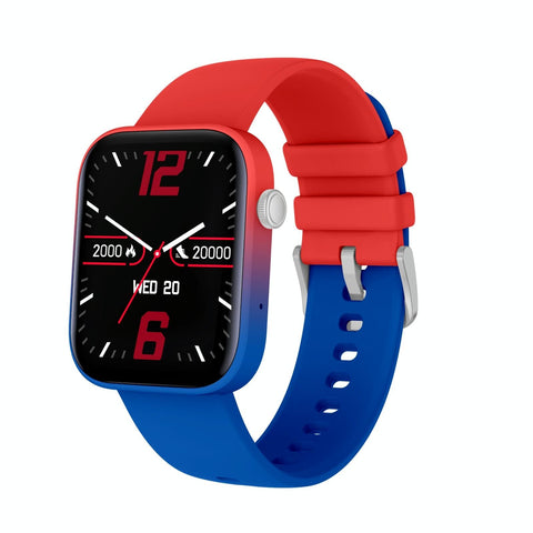 1.8 Inch Tft Screen Bluetooth Smart Watch Support Heart Rate Monitoring & 100+ Sports Modes Red Smart Watches