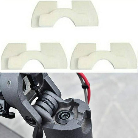 3 Piece Shockproof Rubber Dampers For Xiaomi M365 Scooter White Accessories Parts
