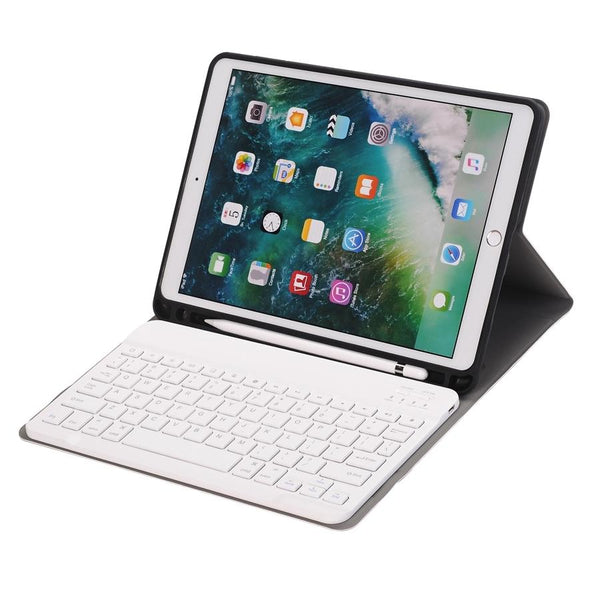 Bluetooth Keyboard Leather Tablet Case For Ipad Air 3 / Pro 10.5 10.2 Detachable Dark Keyboards