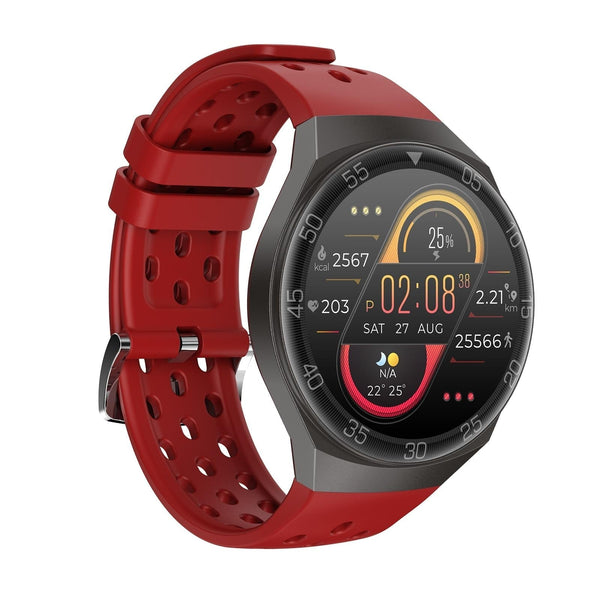 1.28 Inch Ips Screen Bluetooth 5.0 Ip67 Waterproof Smart Watch Red Smart Watches