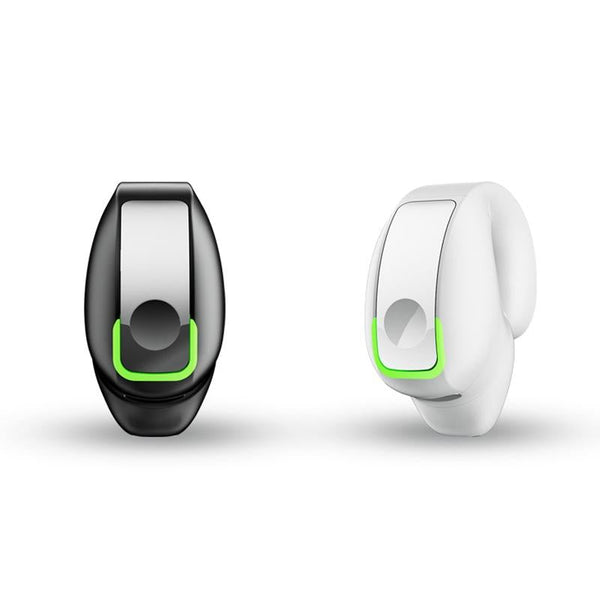 Lightweight Waterproof Bluetooth Earphone With Clip Single Ear White Earbuds