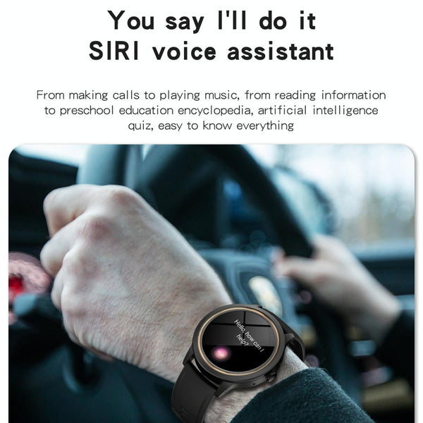 1.32 Inch Ips Hd Screen Smart Watch Support Bluetooth Calling / Blood Pressure Monitoring Black Smart Watches