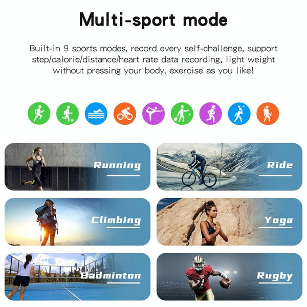 1.32 Inch Ips Hd Screen Smart Watch Support Bluetooth Calling / Blood Pressure Monitoring Black Smart Watches