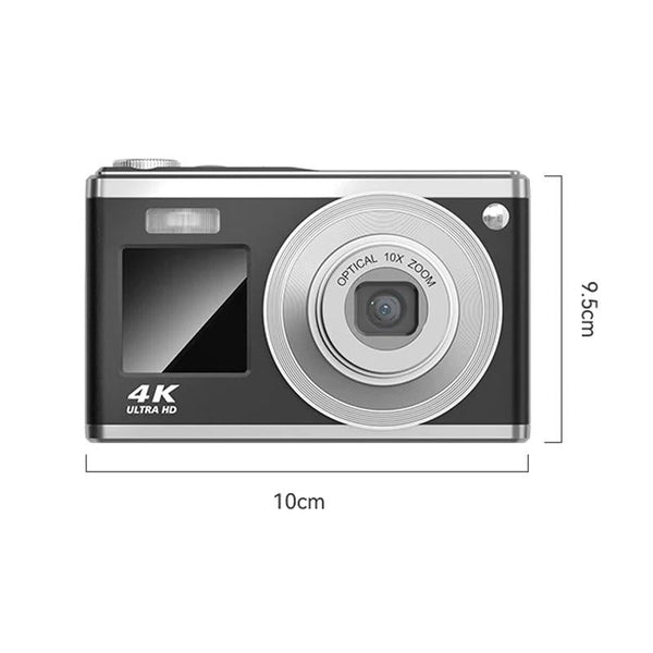 4K Hd Optical Zoom Digital Camera 60Mp Dual Screen Selfie No Memory Digital Cameras
