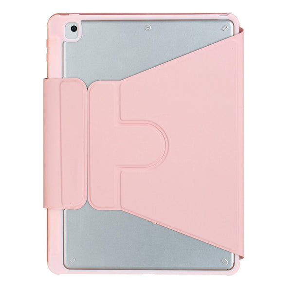 360 Rotation Bluetooth Keyboard Leather Case For Ipad 10.9 2022 Pink Keyboards