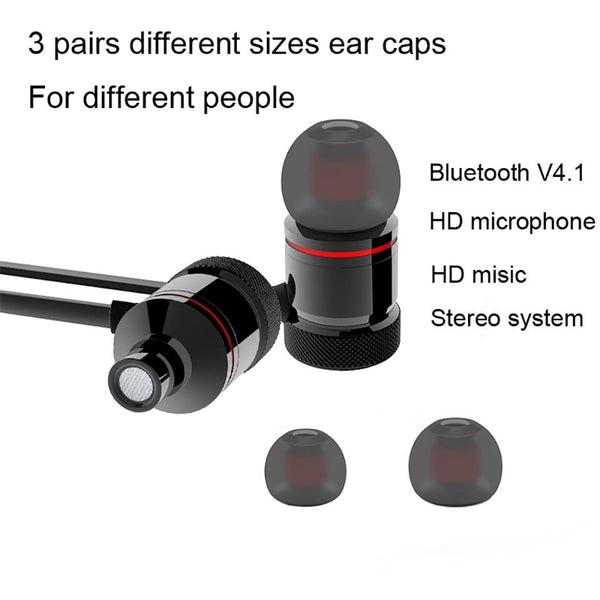 Wireless Bluetooth Sport With Mic Moreblue S07 Gold Earbuds