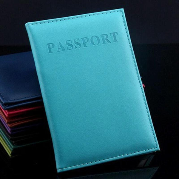 Travel Passport Cover Faux Leather Holder Black Other Travel Accessories