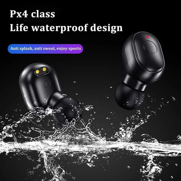 Waterproof Mini Touch Control Bluetooth Earphones With Noise Cancelling Fink Earbuds