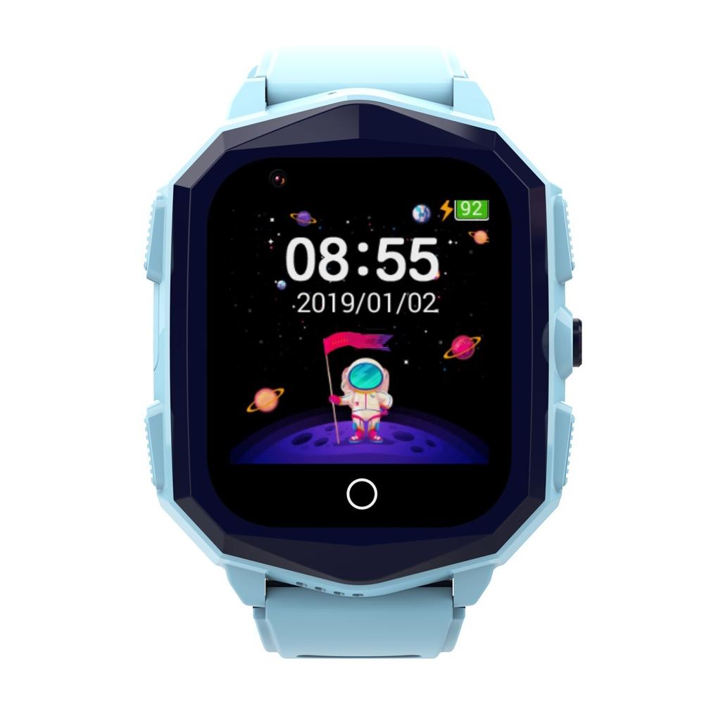 1.4 Inch 4G Locator Technology Positioning Children Calling Watch With Sos Function Blue Smart Watches