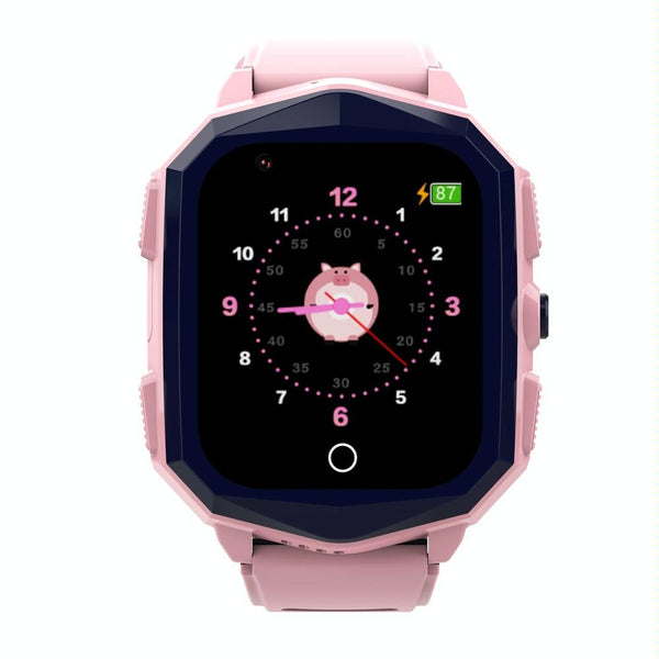 1.4 Inch 4G Locator Technology Positioning Children Calling Watch With Sos Function Blue Smart Watches