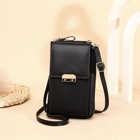 Compact Locking Crossbody For Women Essentials Black Women's Bags & Handbags