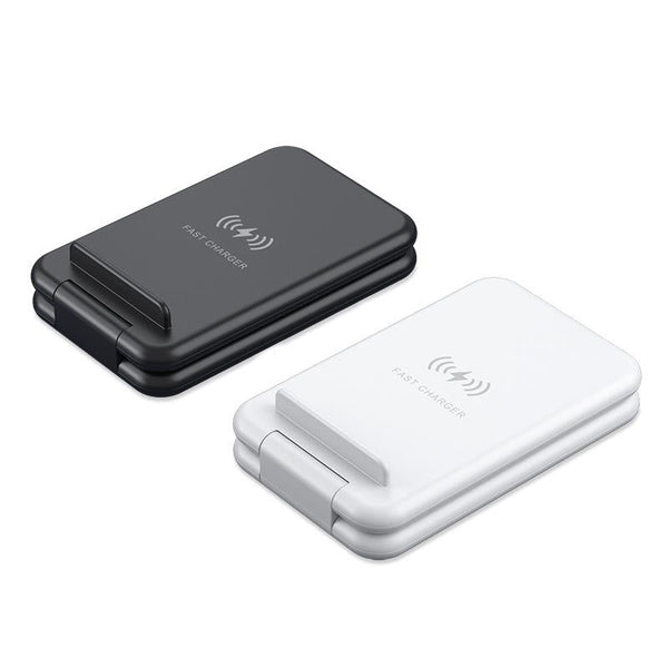 15W 3 In Foldable Wireless Charger For Iphones Iwatchs Airpods White Chargers & Cradles