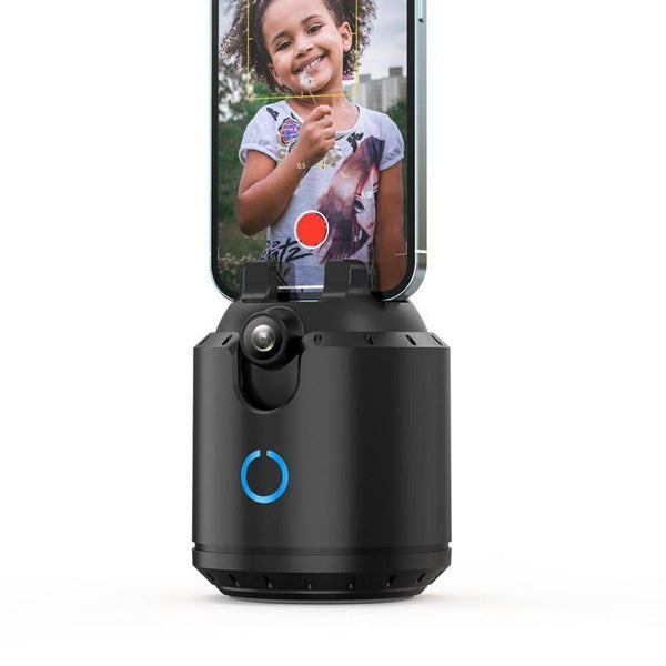 White Smart Desktop Ptz With 360 Degree Rotation And Automatic Tracking Mounts & Holders