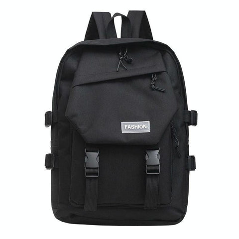 School Backpack With Harajuku Style Black Backpacks & Bags