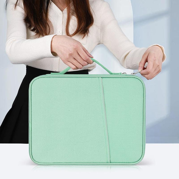 Leather Bag With Cloth Texture Green Women's Bags & Handbags