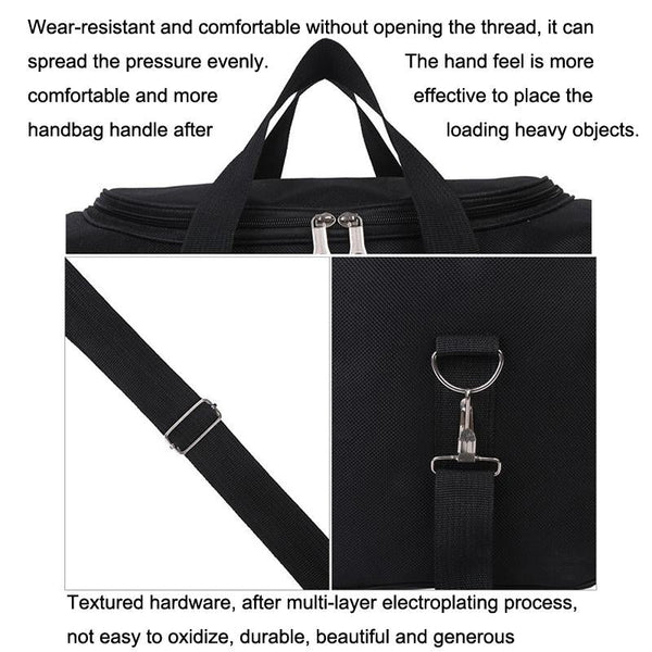 Large Capacity Shoulder Travel Bag Black Other Luggage