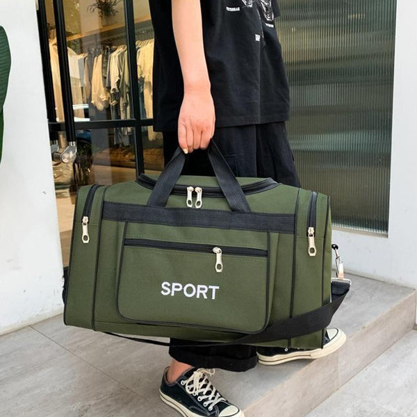 Large Capacity Shoulder Travel Bag Black Other Luggage