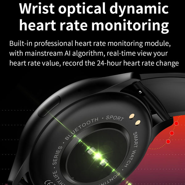 1.43 Inch Bt5.0 Ip67 Sport Smart Watch Support Bluetooth Call / Message Notification Heart Rate Blood Pressure Health Monitor Silver Smart Watches