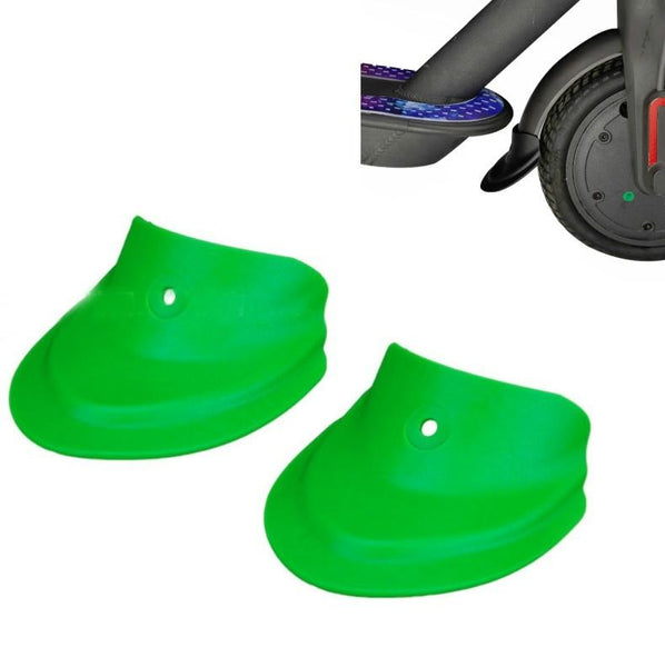 3 Pairs Scooter Fender Set For Xiaomi M365 / Pro Front & Rear Rubber Fishtail Accessories Mudguard Green Accessories Parts