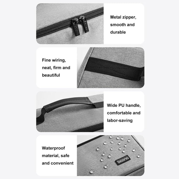 Waterproof Hair Dryer Storage Bag Large Capacity Black Hair Dryers