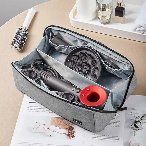 Waterproof Hair Dryer Storage Bag Large Capacity Black Hair Dryers