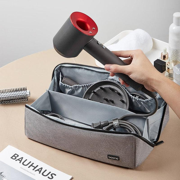 Waterproof Hair Dryer Storage Bag Large Capacity Black Hair Dryers