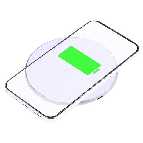 15W Plaid Desktop Wireless Charger White Chargers & Cradles