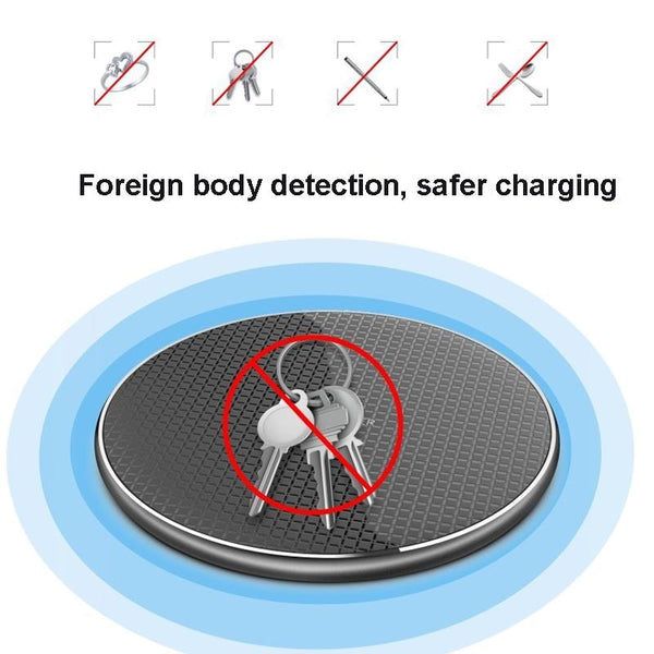 15W Plaid Desktop Wireless Charger White Chargers & Cradles