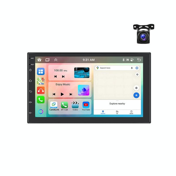 Universal Wireless Carplay Navigation Center 13.0 Monitor + Ahd Camera 7Inch Other Car Audio