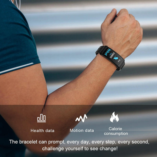 1.14 Inch Steel Band Earphone Detachable Smart Watch Support Bluetooth Call Gold Smart Watches