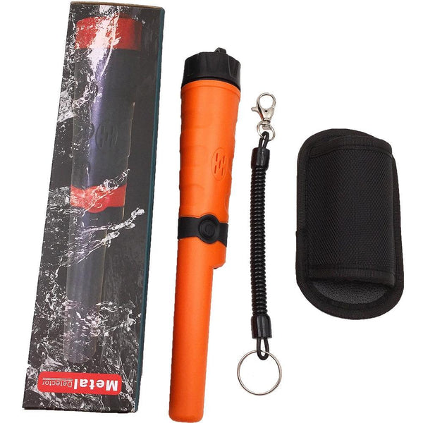 Waterproof Metal Detector With Adjustable Sensitivity_Orange Metal Detectors