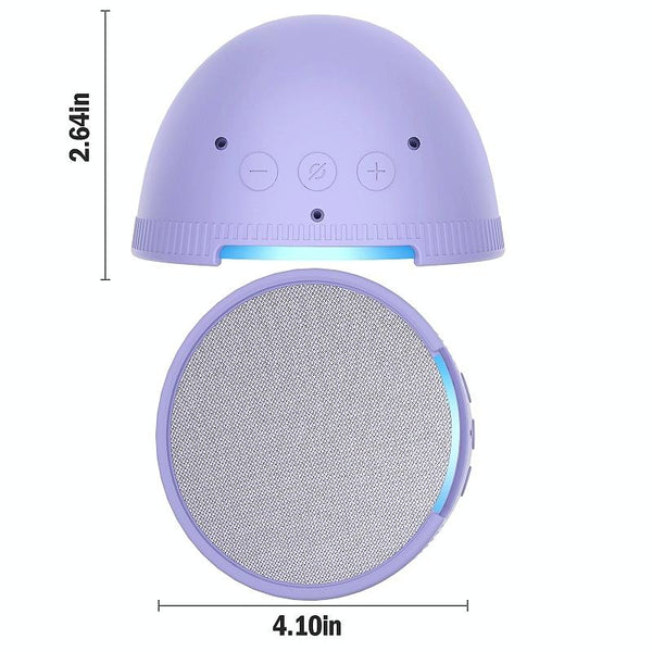 Protective Cover For Amazon Echo Pop Smart Speaker Drop Proof All Inclusive Black Cases Covers & Skins