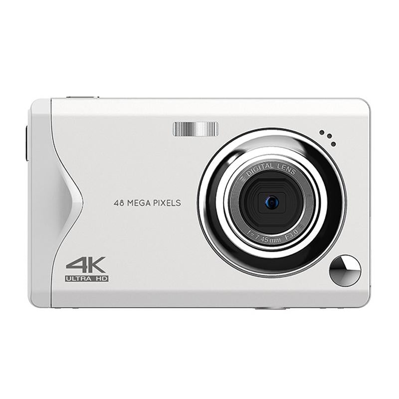 3.0 Inch Autofocus 4K Hd Digital Camera With Screen_White Digital Cameras