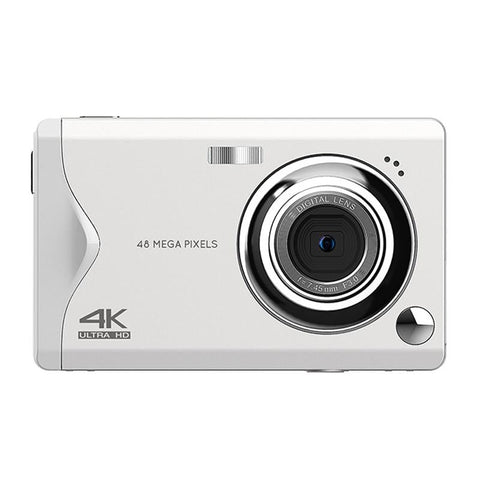 3.0 Inch Autofocus 4K Hd Digital Camera With Screen_White Digital Cameras